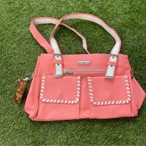 Graycy cat Coral Pink Women's Bag